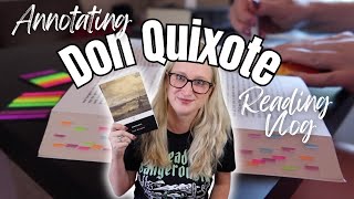 Annotating a Classic 🐴  Don Quixote Reading Vlog