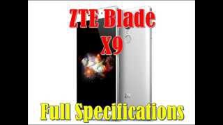 ZTE Blade X9 Specs