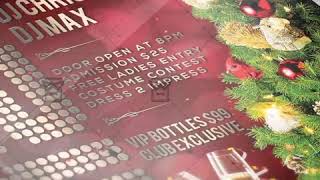 Xmas Night 2019 Flyer - Seasonal A5 Template