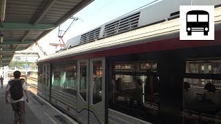 CSR-United Goninan Phase IV LRV, MTR Light Rail - Departing Tin Wu Stop 香港輕鐵 第四代列車 從天湖站出發