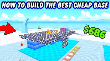 How to build the STRONGEST Cheap base in (build ur base