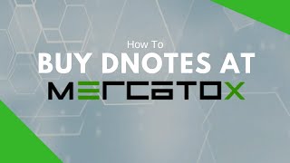 How To Purchase Bitcoin & DNotes - Mercatox Exchange