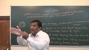 XII_77.Wave Optics Introduction and Wave fronts.