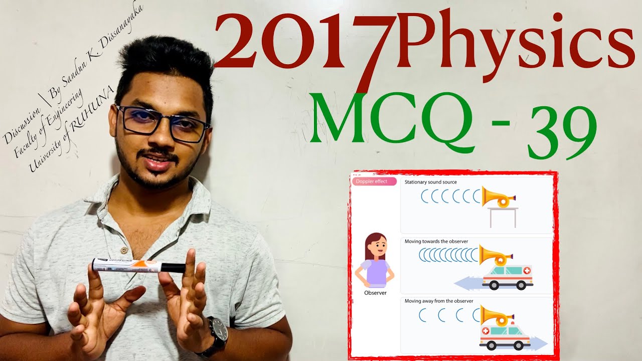 2017 Physics MCQ 39  | By Sandun K. Dissanayaka | Channel A+