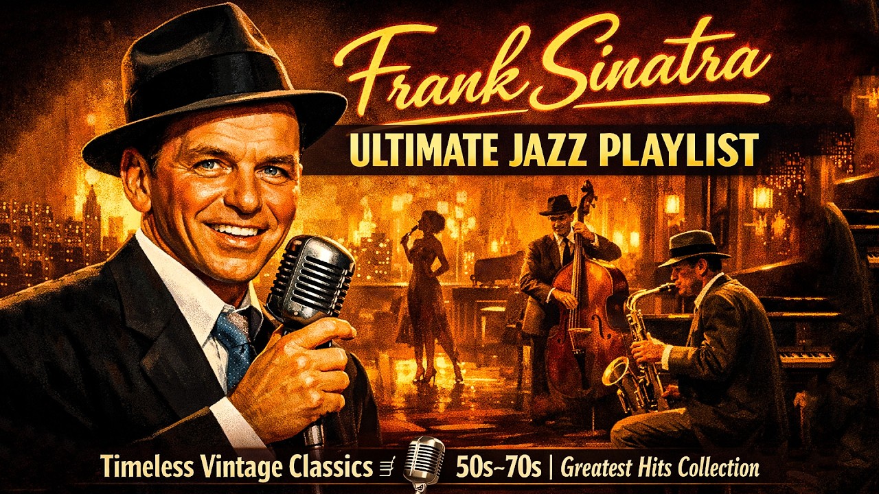 Frank Sinatra Ultimate Jazz Playlist 🎙️ Timeless Vintage Classics 50s–70s | Greatest Hits Collection