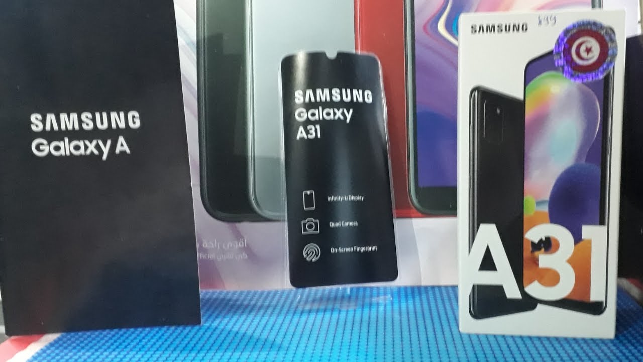 Unboxing Samsung Galaxy A31,Fingerprint, reconnaissance facial, review