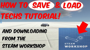 Terratech | Saving and Loading Tutorial And Steam Workshop Downloading| Terratech Gameplay