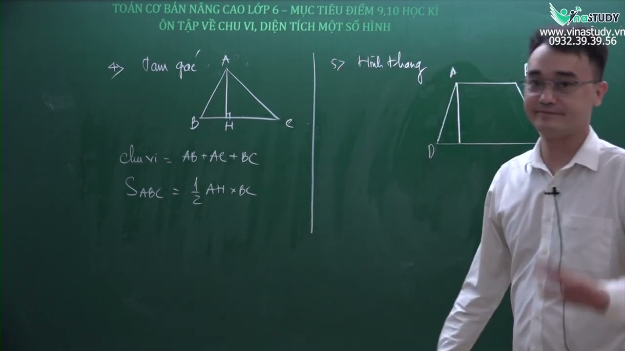 Toán lớp 6  -  Ôn tập các hình đã học -  Thầy Nguyễn Thành Long