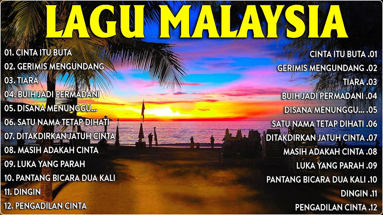 Lagu Malaysia Lama Populer Yang Terkenal - Slow Rock Malaysia Full Album🎀