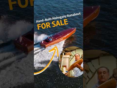 Hand-Built 30' Mahogany Runabout 😲 Custom Wooden Boat Built From Scratch