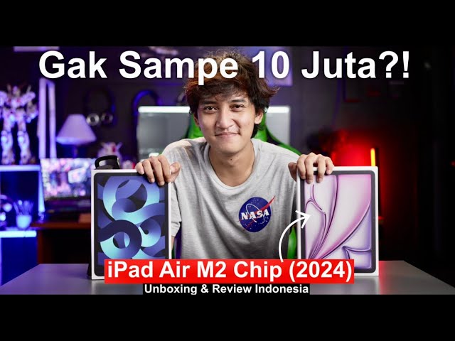 SETENGAH HARGA IPAD PRO!! iPad Air M2 Chip Unboxing & Quick Review Indonesia - 2024 class=