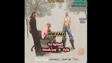 DJ Spinall ft Omah Lay, Tyla - One Call | Freebeat (Open Verse) Instrumental Beat + Hook Afrobeat