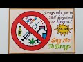 International day against drug abuse drawingworld day against drug abuse poster drawing idea