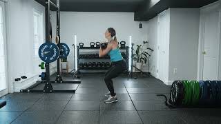 2KB Complex - Push Press, Front Squat, RDL to Row