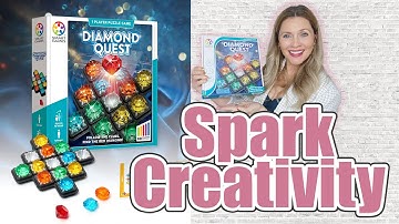 Spark Creativity With This Puzzle Game: Diamond Quest by Smart Games
