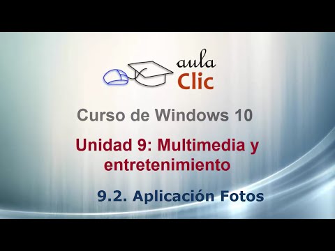 Curso de Windows 10. 9.2. Aplicación  Fotos