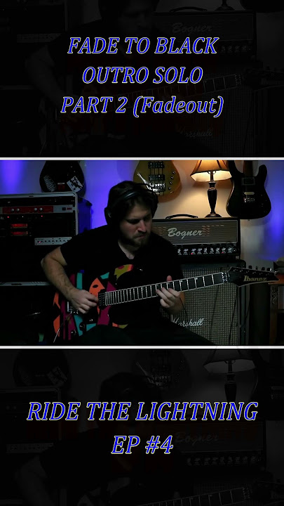 Fade to Black OUTRO SOLO Part 2 (Metallica)
