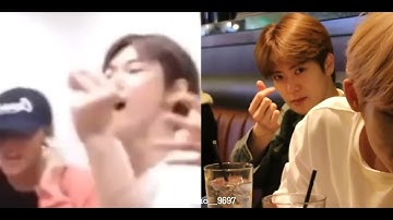 Jaedo finger heart #jaedo #jaehyun #doyoung