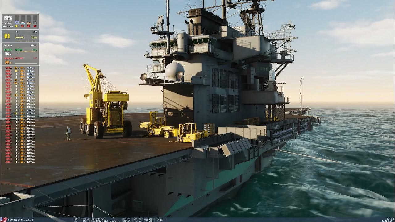 DCS Scratchpad Forrestal CV59 F14A YouTube