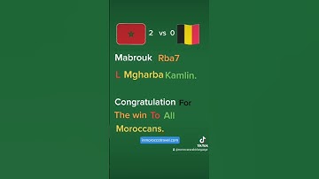 How to say Congratulation in Moroccan Arabic ( DARIJA ) ?| WorldCup Qatar