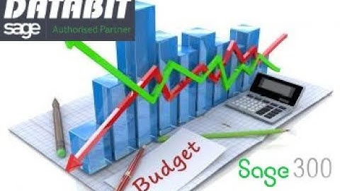 Item sales budget for Sage 300