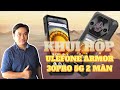 Khui hộp Ulefone Armor 30Pro 5G có màn hình phụ sau lớn 3.4inch bền đèn LED Ram32/512GB pin12800mAh