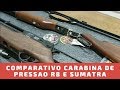 Comparativo Carabina de Pressao R8 e Sumatra