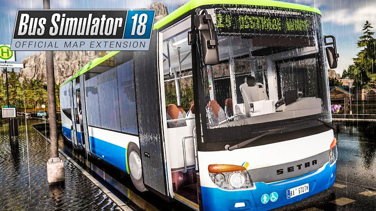 BUS SIMULATOR 18: Im SETRA S416 bei miesem Wetter in der City! | BUS SIMULATOR 2018 #50