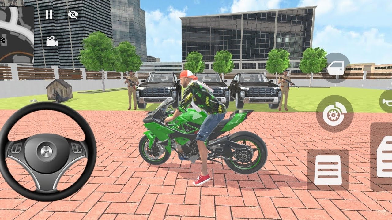 🎮Franklin order by 3️⃣ black car in indian 🇮🇳 theft auto simulator 🎮