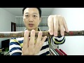 How to make sound and which note practice first on dizi flute（English subtitle）