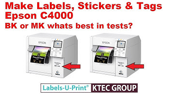 Epson C4000BK - Epson C4000MK - Labels-U-Print ® - KTEC GROUP UK