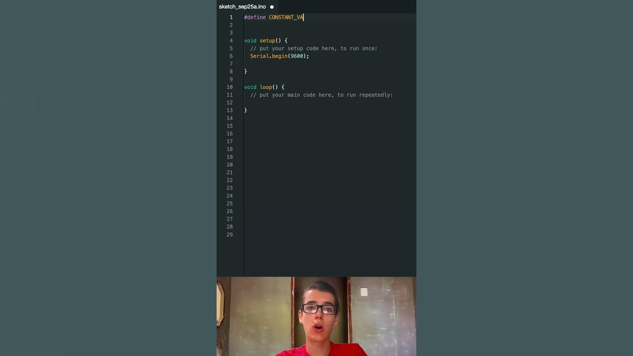 Make your Arduino Program SMALLER #CONSTANTS #arduino - YouTube