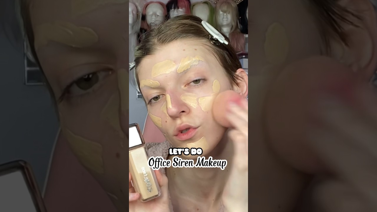 Office Siren Makeup 📌✨ #shorts #officesiren #makeup if you saw the one without music you didn&rsquo;t-