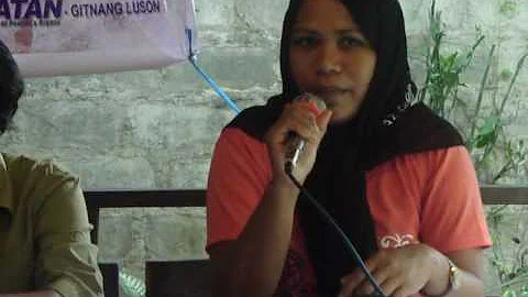 Lilibeth Bunag-Guevarra, daughter of slain peasant leader Pascual