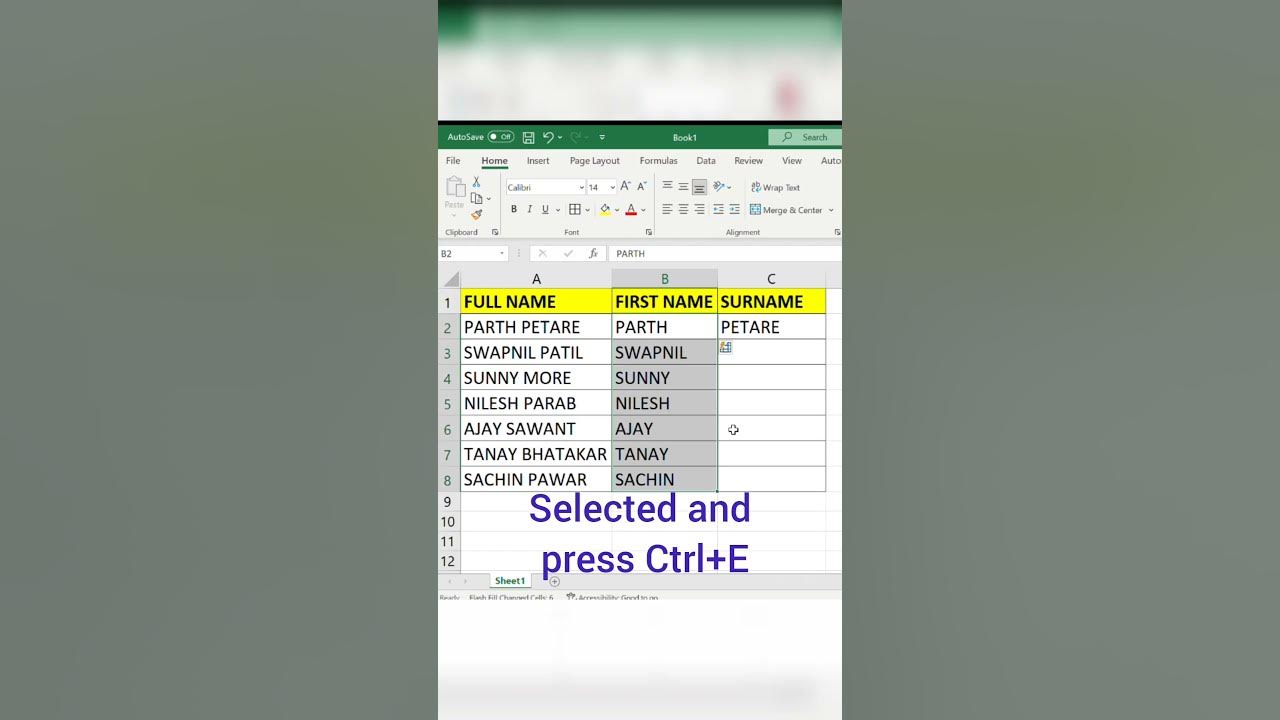 How to combine two column in excel / Merge column in excel - YouTube