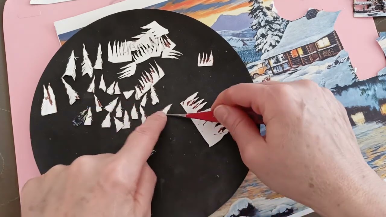 KIŞ GÜNEŞİ &10 - dıy-kendin yap-kağıt rölyef