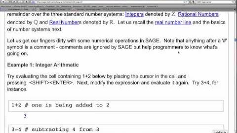 Monte Carlo Methods Sage Lecture 1.2 - Integer arithmetic and order of operations