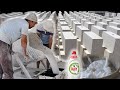 Lightweight foam concrete blocks  amazing process of making foam concrete blocks production factory