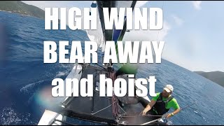 High wind bear away F18 STYLE