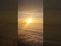 하늘 위의 석양 🌇 저녁비행 #shorts #비행기 #저녁
