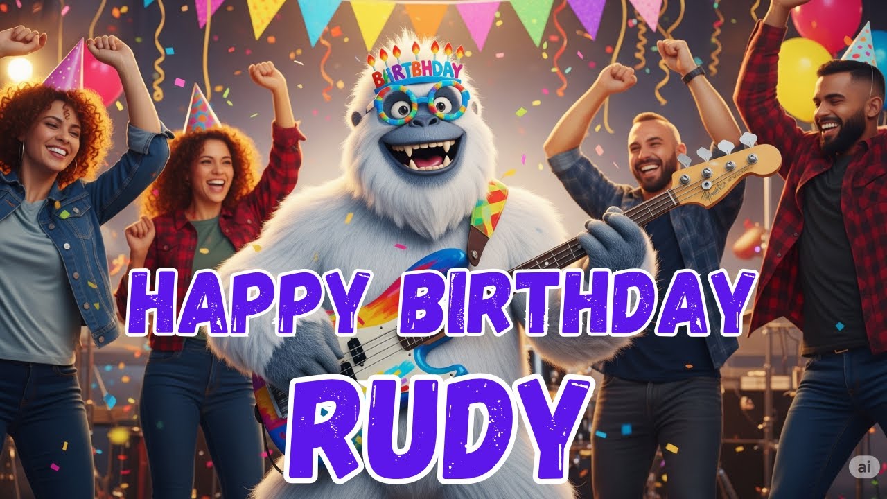 Happy Birthday to Rudy - Rudy Happy Birthday Song - YouTube