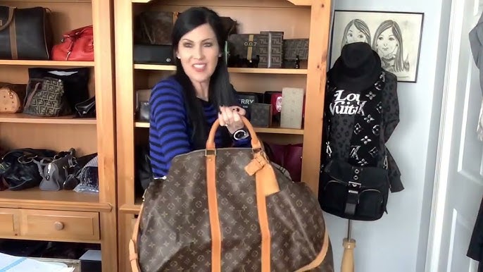 Louis Vuitton Keepall 60 bag review #lvkeepall #bagreview 