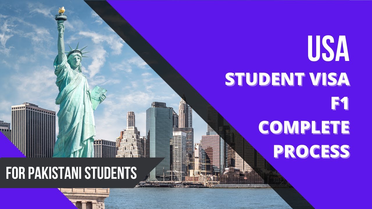 USA Student Visa (F1) Complete Process - Step by Step - From Pakistan