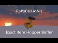 RaPsCaLLioN&#39;s Exact Item Hopper Buffer | Minecraft Java Edition 1.16