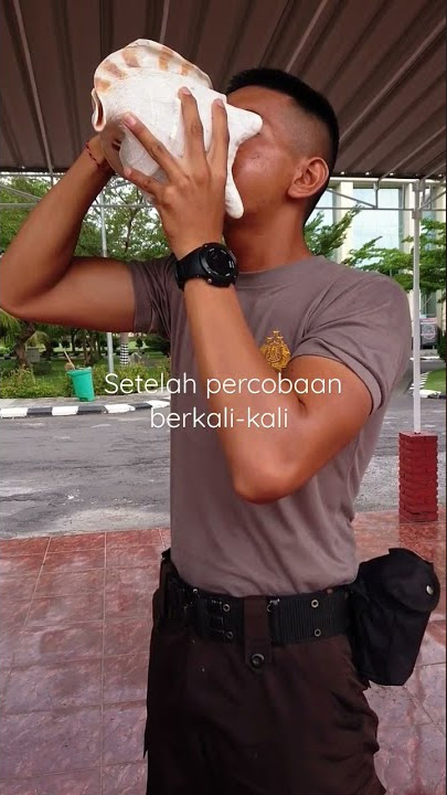 Tiupan terompet kerang #shorts
