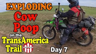 Day 7 Trans America Trail Motorcycle Adventure and a motorcycle crash