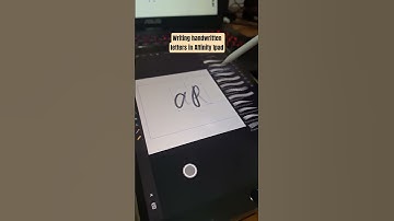 Writing handwritten letters with Affinity on iPad #affinitydesigner2 #affinity #tutorials #ipad