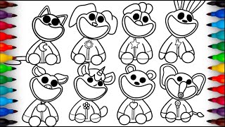 Smiling Critters Coloring Pages / How to COLOR all Characters Poppy playtime 3