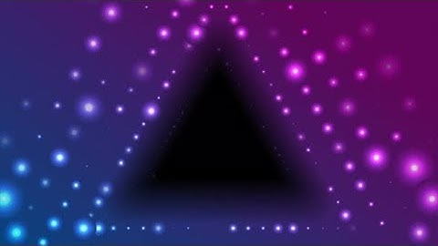 Neon Led Lights Abstract Tunnel Triangle | Videohive Project Templates