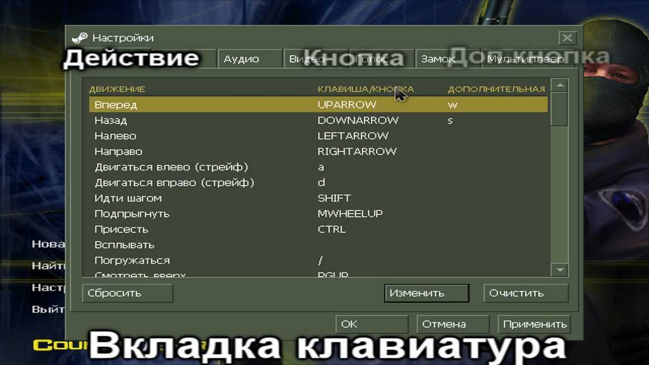 Контра страйк кнопки. Настройки клавиатуры в контр страйк 1.6. Прицел контр страйк 1.6. Настройки КС 1.6. Настройки клавиатуры в КС 1.6.